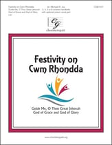 Festivity on Cwm Rhondda Handbell sheet music cover